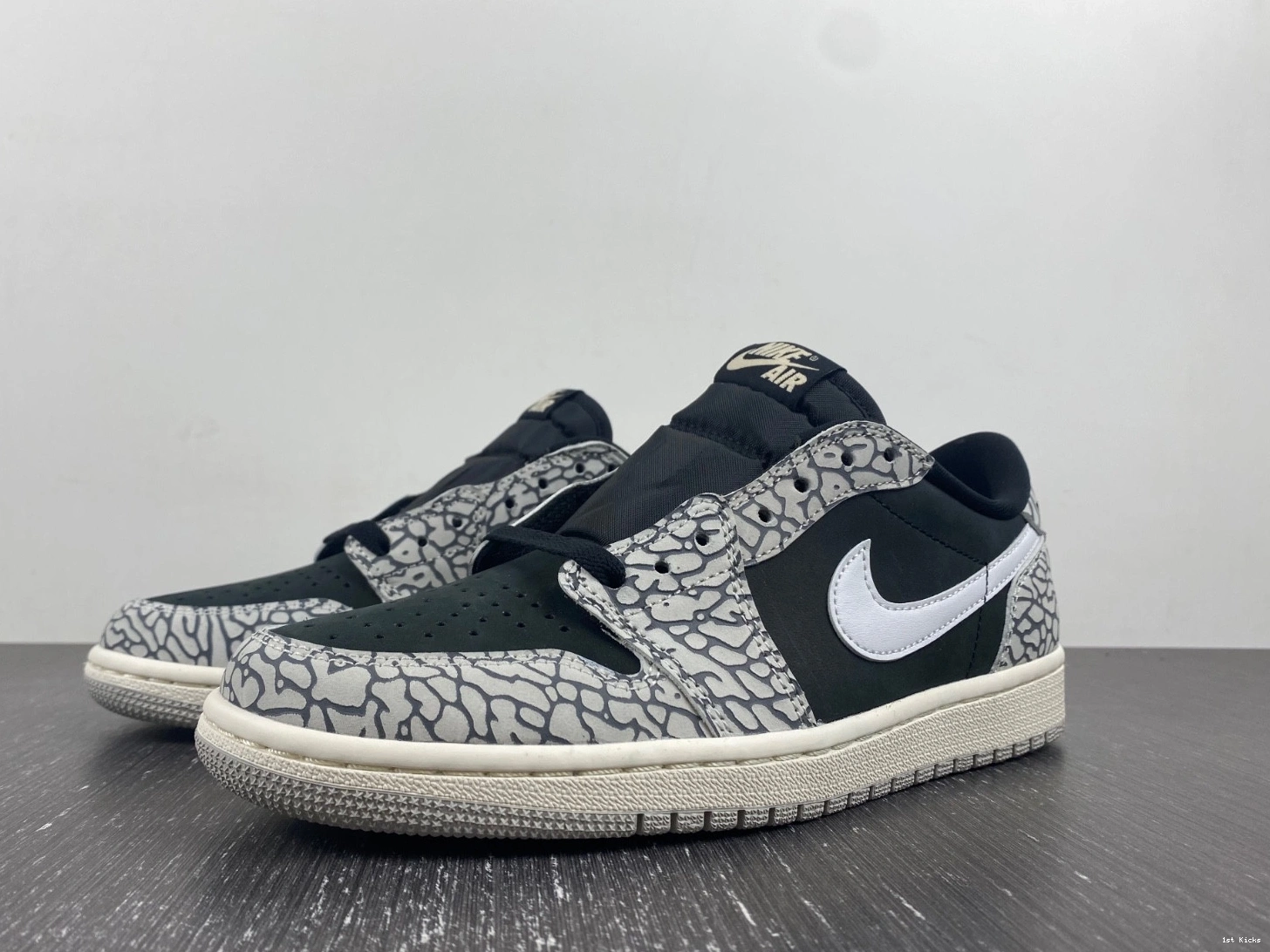 OG 1 Cement Black Jordan Retro Low CZ0790-001 - 1025